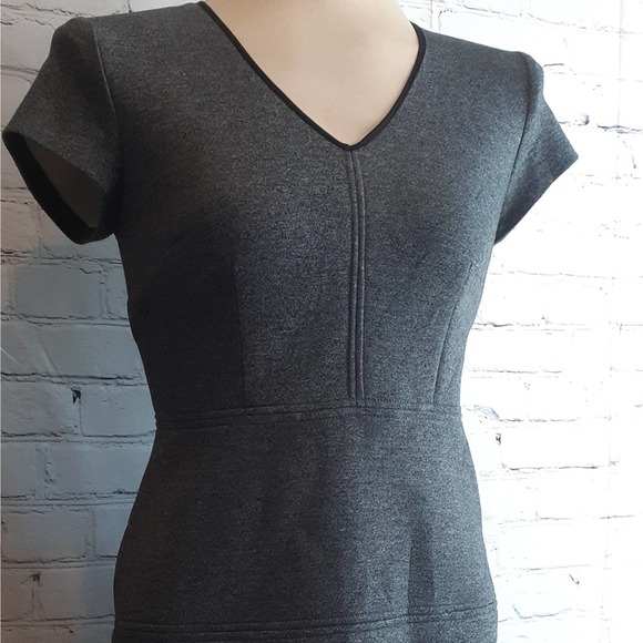 ANDREW MARC SCUBA SHEATH CASUAL KNEE LENGTH DRESS WOMEN'S SIZE 6 PETITE - Picture 15 of 16